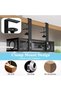 منظم كابلات قابل للتعديل تحت المكتب، حامل إدارة الأسلاك يثبت بالبراغي تحت الطاولة - 4
