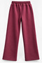 Boys' and Girls' Three-Thread Brushed Brushed Fleece Wide-Leg Sweatpants - Winter Wide Leg - 4
