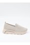 Wiss 250 Cream Knitted Knitwear Women's Shoes - 5