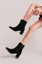 Sueded Leather Material with Pointed Toe, Side Zipper, Heel, Women's Boots - 2