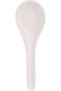 WHITE MELAMINE SOUP SPOON - 2