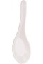 WHITE MELAMINE SOUP SPOON