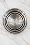 Set of 4 Stainless Steel Mixing Bowls 17-19-22-25 cm Multi-Purpose Kitchen Preparation Container - 3