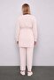 Sequin Pocket Detailed Double Suit Beige - 6
