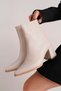 Skin Material, Pointed Toe, Side Zipper Women's Boots