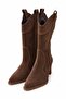Brown Heeled Western Boots 26044 - 4