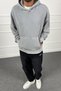 Kangaroo Pocket Hooded Washable Sweatshirt