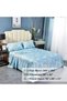 Floral Print Sheet Set King, 4 Piece Soft Botanical Pattern Microfiber Bedding Sheets 15" Extra - 5