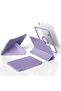 Magnetic Detachable Case for iPad Pro 13-Inch M5 (2025) – Y-Fold Origami Stand, Clear Back Shell & Pencil Holder - 2