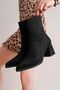 Sueded Leather Material with Pointed Toe, Side Zipper, Heel, Women's Boots - 3
