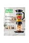 High Power Blender 2800W Food Grade Cooking Cup 1500ml Jar with 5 Speed Control and Stainless Steel Blades - 2