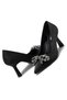 Satin Leather Stoned Lace High Platform Heel Detailed Women's Evening Dress Shoes 505 - 3