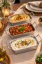 Mini Presentation Plate – Appetizer, Breakfast and Sauce Serving Plate with Handle Stainless Steel 10X16 cm - 2