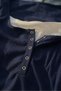 Basic Collar Snap Detail White Long Sleeve Crop Body with Inner Body Insert - 2