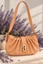 Rio Women's Drawstring Baguette Shoulder Bag-Powder - 2