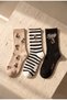 Unisex Teddy Boxed 3-Piece Cotton Socks Multi-Colored - 3