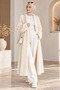 Women's Oversize Long Knitwear Cardigan Shawl Collar - 3