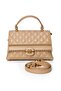 Mink Quilted Medium Size Women's Hand and Shoulder Bag - 2