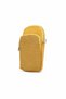 Yellow Leather Unisex Phone Bag - 2
