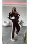 Women's Quality Modal Fabric Two-Piece Set with Sleeve and Buckle Detail - 5