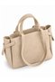 Women's Suede Wide Model Hand and Shoulder Bag - 3