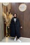Melia Premium Waterproof Belted Oversize Trench Coat |   Black - 3