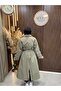 Melia Premium Waterproof Belted Oversize Trench Coat |   Khaki - 7