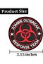 Zombie Outbreak Response Team Patch Biohazard Patches Resident Evil Morale Patch Embroidered Applique Hook&Loop Patch Tactical Patch Black+Red-2PCS Patch-003 - 4