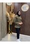 Ayla Cross Double-Breasted Belt Detailed Waterproof Sports Trench Coat |   Khaki - 7