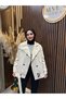 Ayla Cross Double-Breasted Belt Detailed Waterproof Sports Trench Coat |   Beige - 6