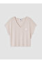 Alita City Kappa Beige Combed Cotton Plain Comfortable & Relax Women's Sports T-Shirt with a Difference