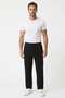 Men's Flexible Waistband Minimal Logo Detailed Classic Cut Pajama Bottoms Oversized Size - 4