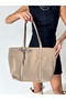 Daily Shoulder and Hand Bag with Bow Detail, Waterproof Zipper, Large Internal Volume, and Internal Pocket - 8