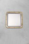 Royal Corda 6 Pieces Stainless Steel Square Presentation Tray 22X22 cm Coffee Serving Tray with Cast Edges