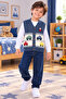 Ss Gi̇yi̇m Boys' Car Patterned Knitted Vest – Buttoned Knitwear Children's Vest