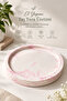 Marble Patterned Presentation Tray Round Presentation Plate Presentation Plate 21 cm - 2