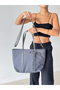 Daily Shoulder and Hand Bag with Bow Detail, Waterproof Zipper, Large Internal Volume, and Internal Pocket - 3