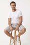 Men's Vertical Striped Lace-Up Waist Relaxed Fit Shorts