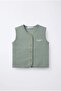 Children's Cotton Dog Printed Mint Vest - 2