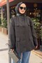 Club Apoletli Pocketed Trench Coat with Internal Button Detail - 2