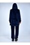Women's Wide Leg Long Velvet Suit - 2