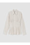 Esvab • Modern & Distinctive Striped Pleated Women's Shirt - 7