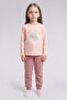 100% Cotton Printed Top and Elasticized Bottom 2-Piece Pajama Set for Baby Girl I8732A526Wn