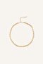 Women's Necklace with Ring Chain Detail I8790Axns