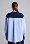 Regular Fit Crew Neck Shirt with Garnished Stripes Sweatshirt Tunic I1465Ax26Au - 5