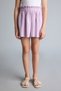 Elastic Waist Paperbag Linen Blend Shorts for Girls G8371A826Sm - 4