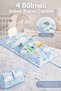 Premium Luxury 9-Piece Mother and Baby Set - Laundry Basket, Baby Bag, Diaper Changing Bag, 6-Piece Luggage Organizer - 6