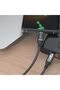 كابل USB-C إلى USB-C من وينر بقوة 240 واط مع شاشة عرض وتصميم مضفر من النايلون - 2