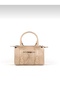 Buckle Detailed Zippered Shoulder and Crossbody Bag