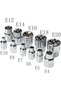 Tamper Proof Torx Bit Socket Set, Torx Driver Bits Tool, 29 Pcs Torx Star Bit Socket Set, Metric Hex - 6